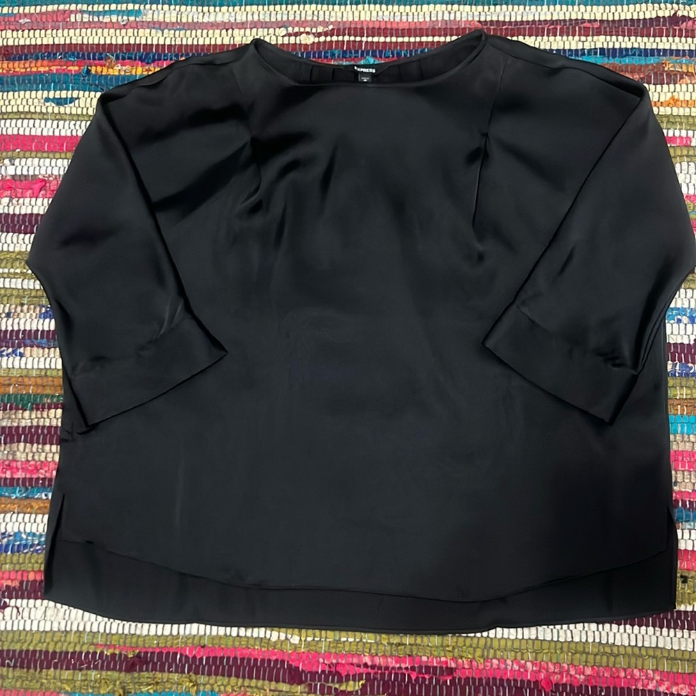 NWOT Express Black Blouse Size M
